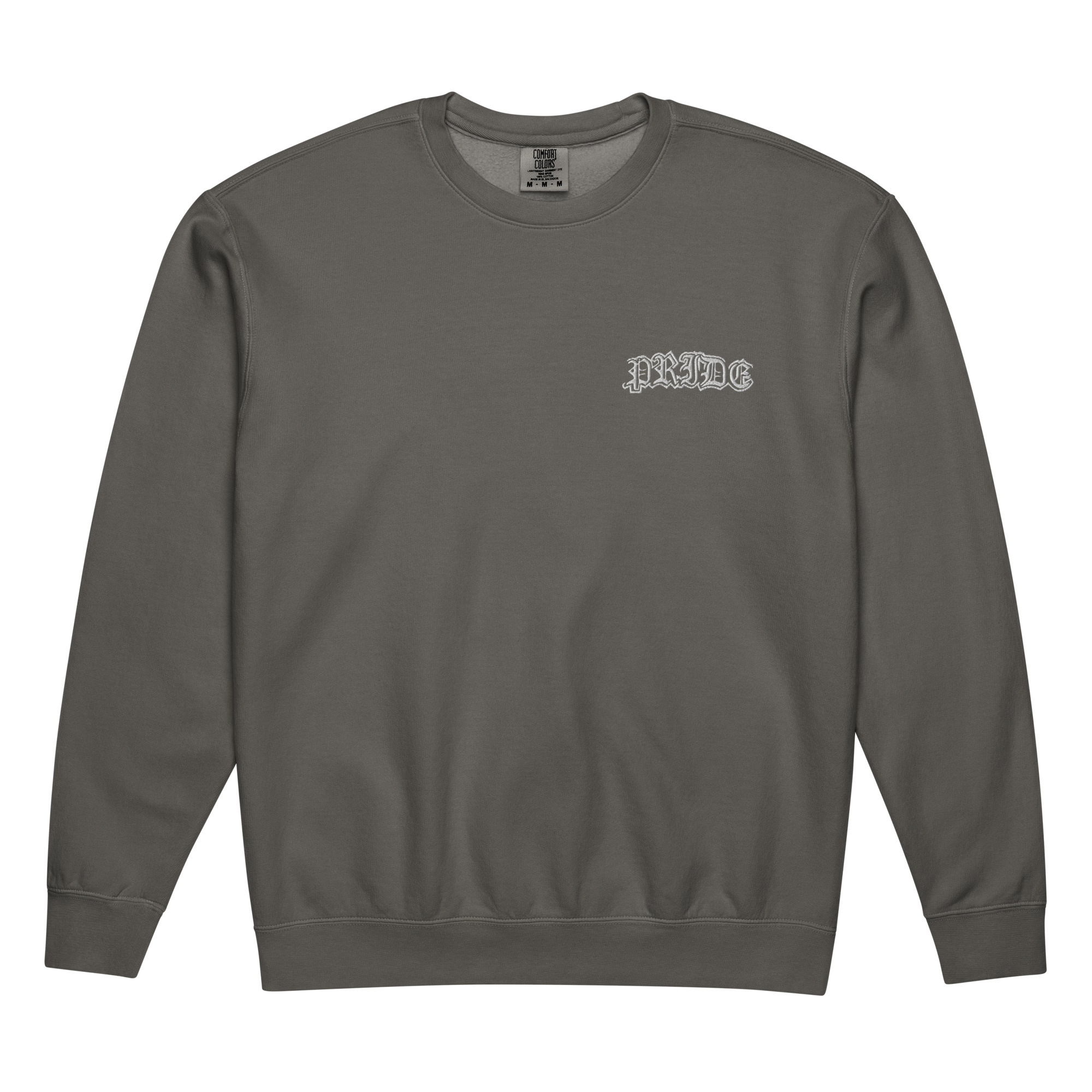 Unisex garment-dyed fleece crewneck sweatshirt - Image 4