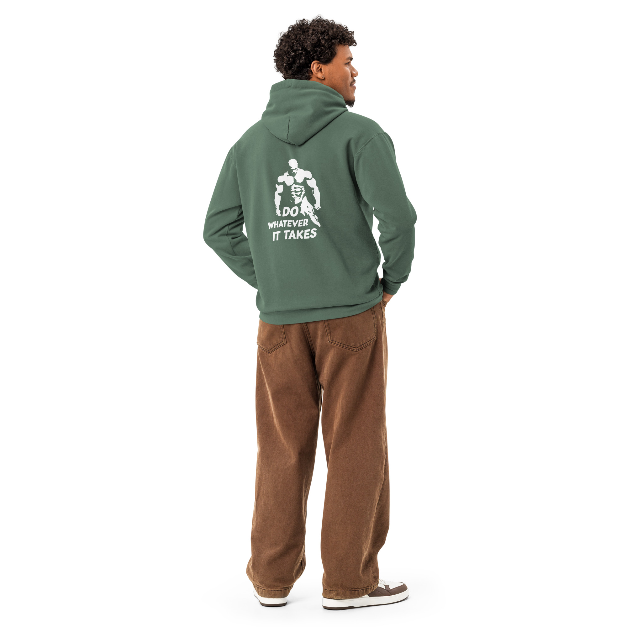 Unisex garment-dyed hoodie - Image 7
