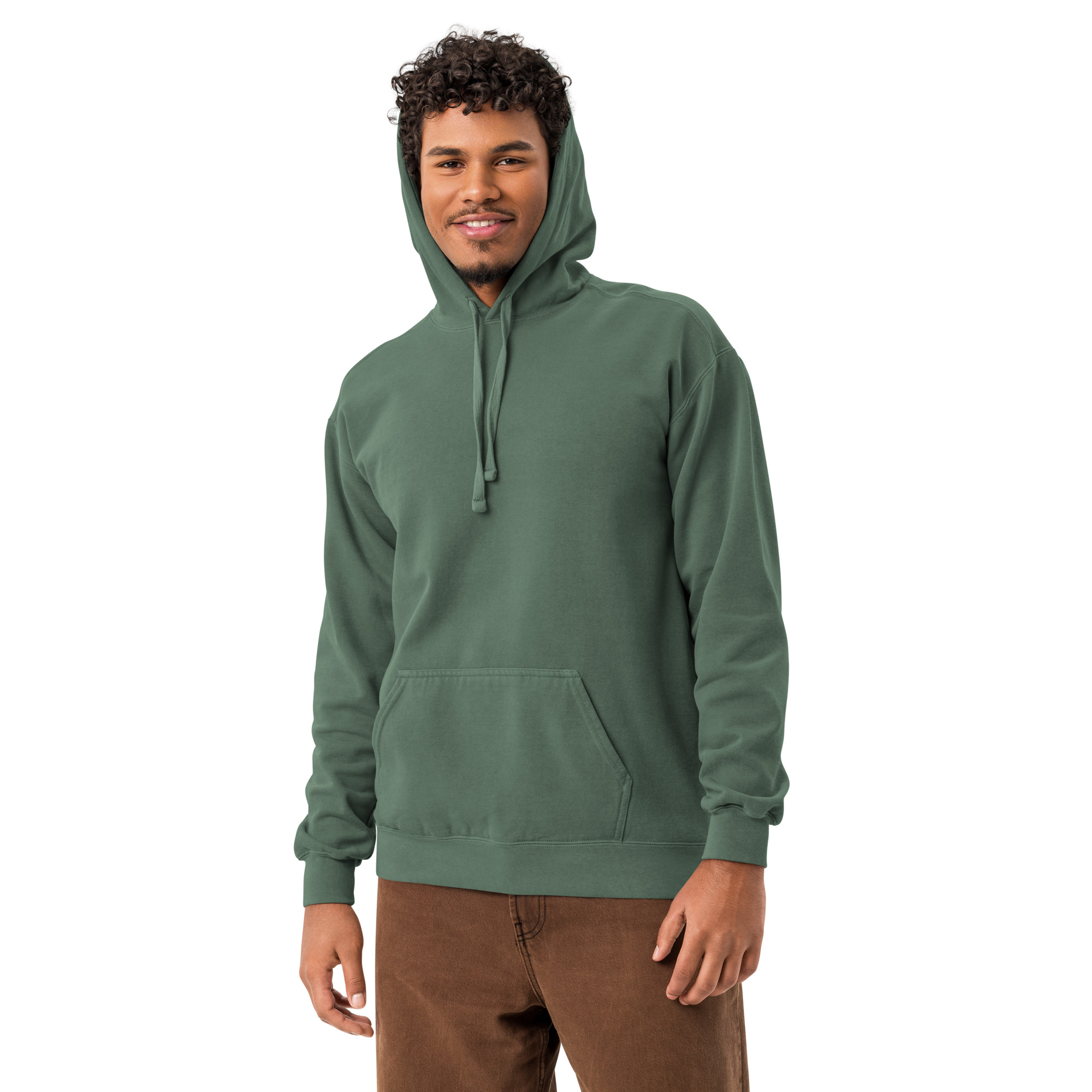 Unisex garment-dyed hoodie - Image 8