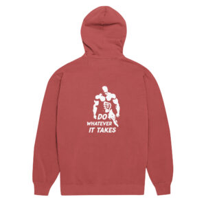 Unisex garment-dyed hoodie