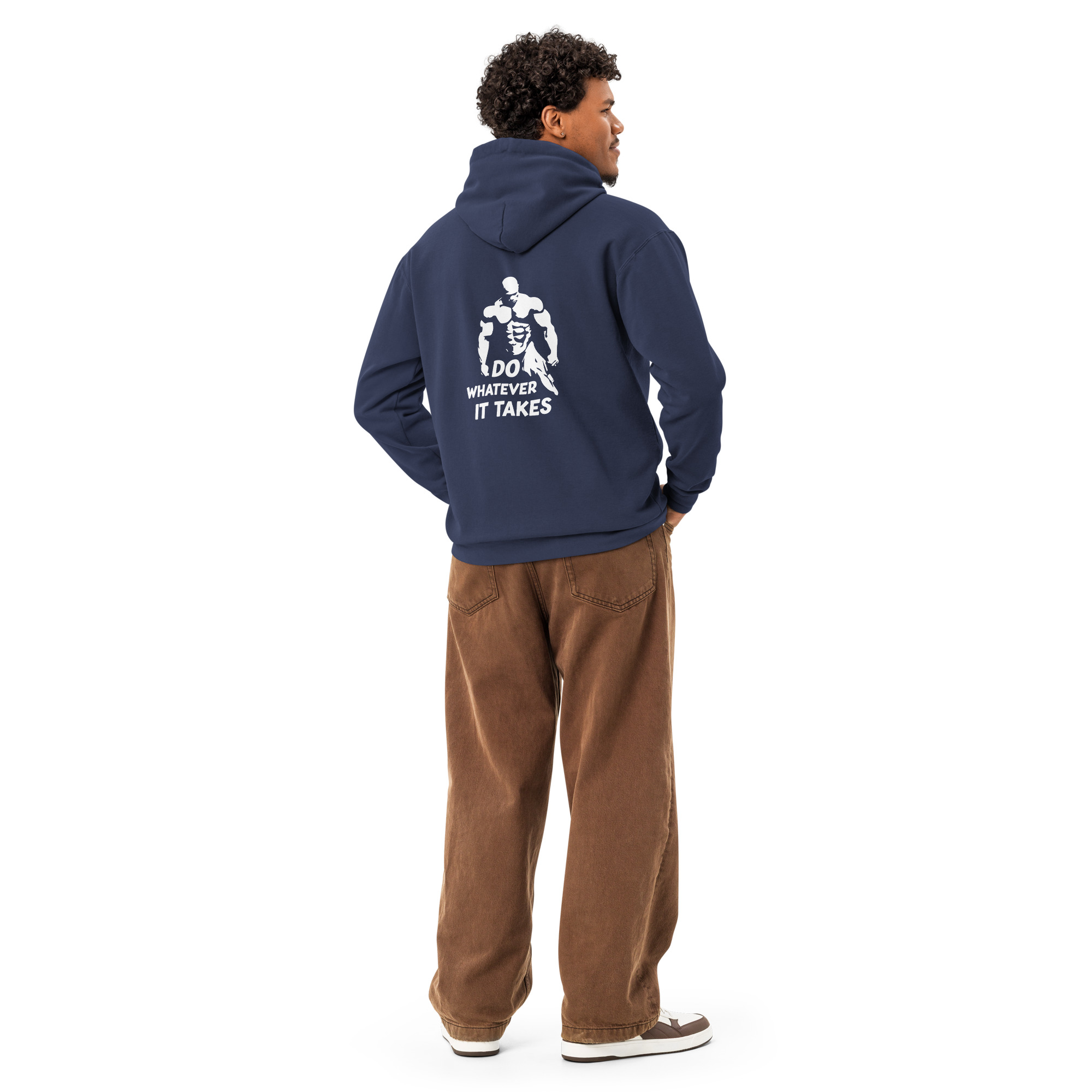 Unisex garment-dyed hoodie - Image 3