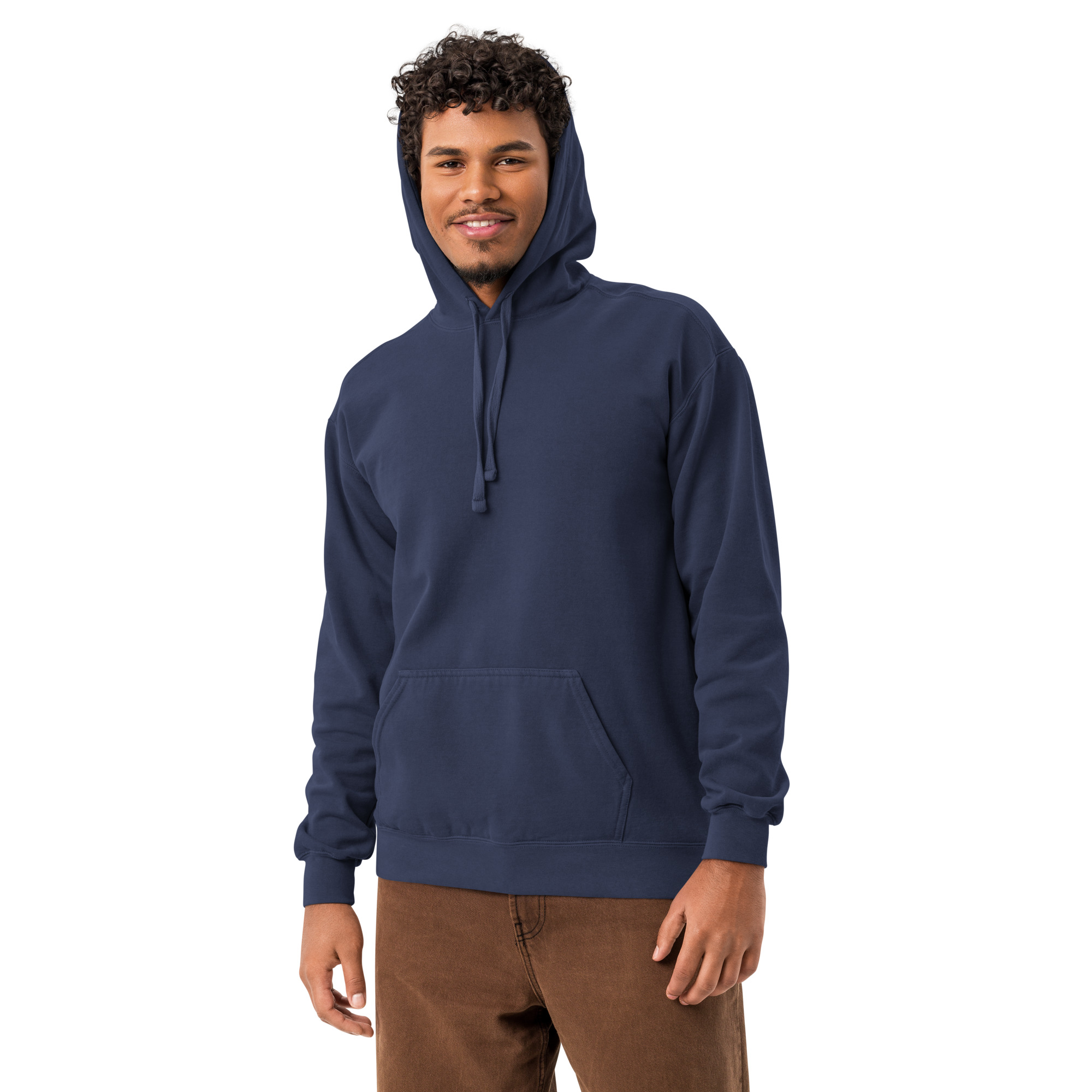 Unisex garment-dyed hoodie - Image 4
